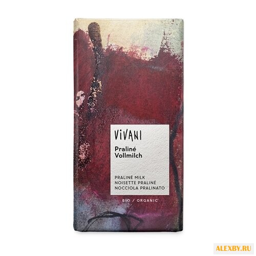 Шоколад Vivani молочный с пралине
