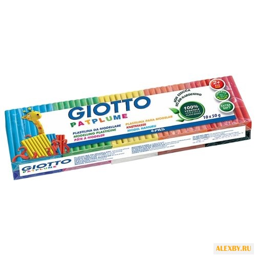Пластилин GIOTTO Patplume 10
