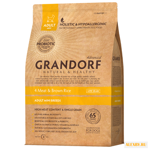 Корм для собак Grandorf 4 Meat