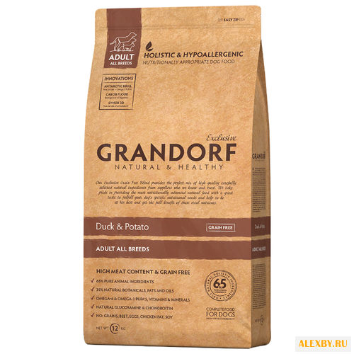 Корм для собак Grandorf Утка с