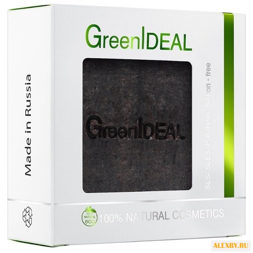 Кусковое мыло GreenIdeal с кофе
