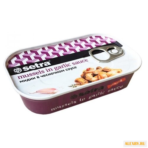 Setra Мидии в чесночном соусе