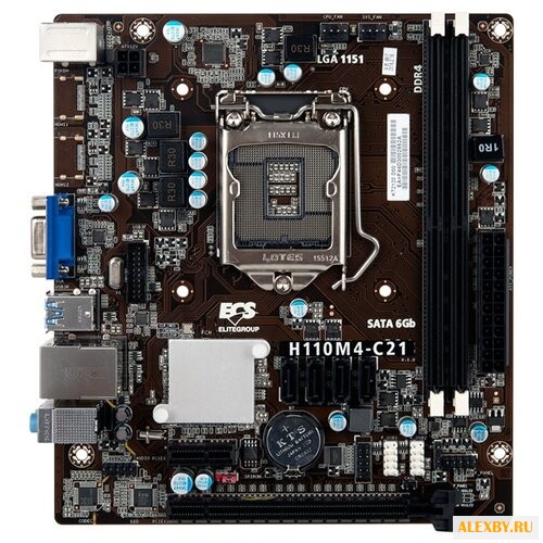 Материнская плата ECS H110M4-C21
