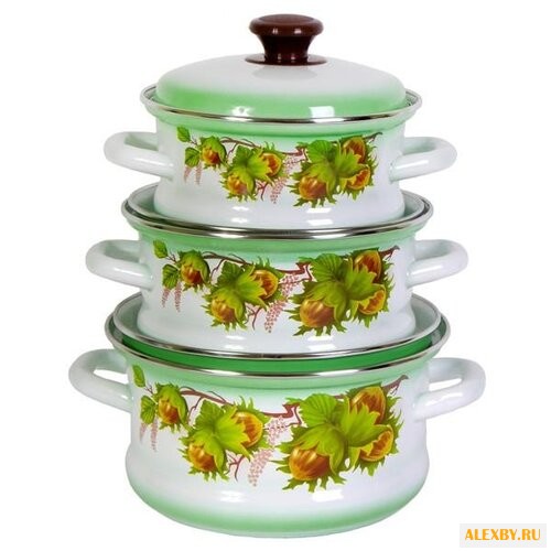Набор кастрюль КМЗ Орешек-1 6 пр.
