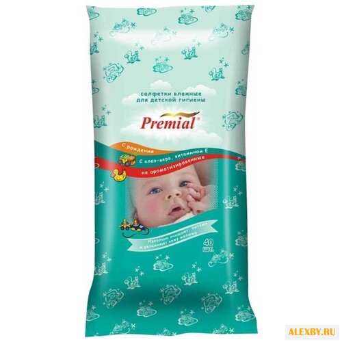 Влажные салфетки Premial С алоэ