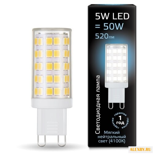 Лампа светодиодная gauss LED G9