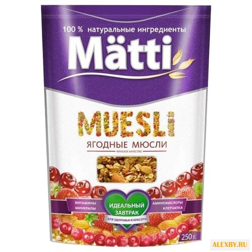 Мюсли Matti хлопья ягодные