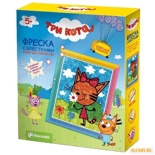 Фантазёр Фреска с блестками Три