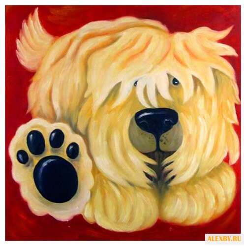 Hobbart Картина по номерам Лапы