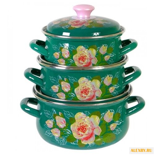 Набор кастрюль КМЗ Натали-1 6 пр.