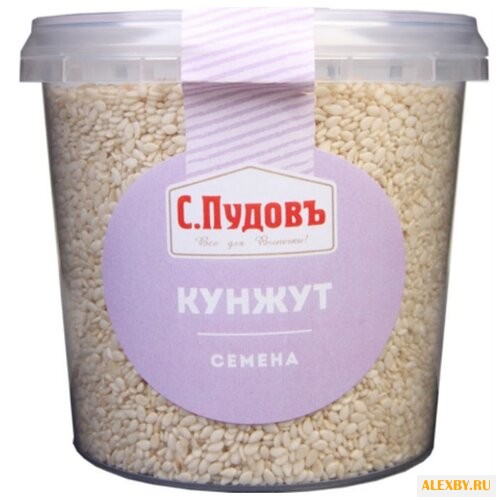 Кунжут С.Пудовъ целый 190 г