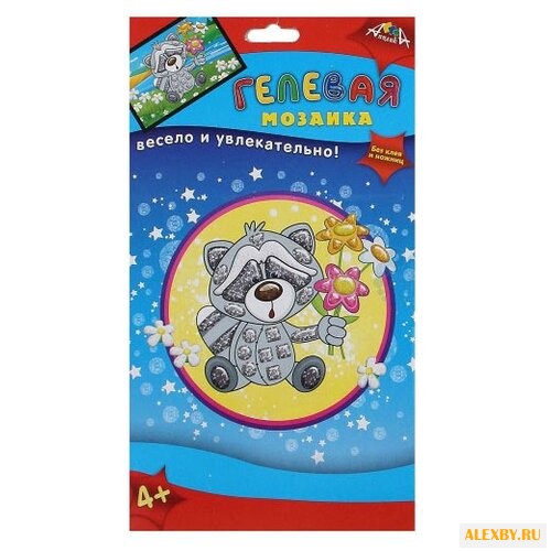 Апплика Гелевая мозаика Енот