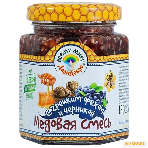 Мед ДариДобро с грецким орехом