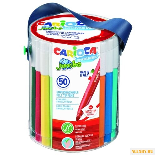 Carioca Фломастеры Jumbo 50 шт.