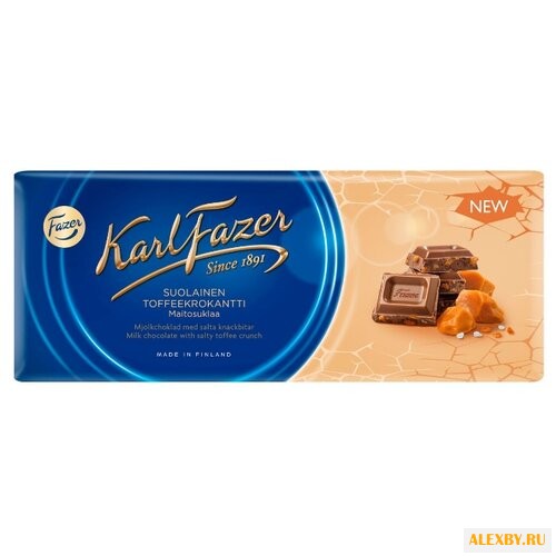Шоколад Karl Fazer молочный с