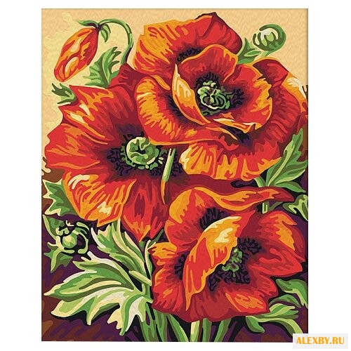 Мосфа Картина по номерам Алые