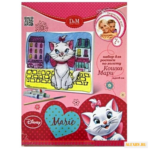 D&M Картина по контурам Кошка