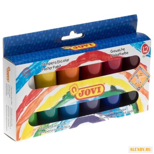 JOVI Гуашь 12 цветов х 15 мл 521