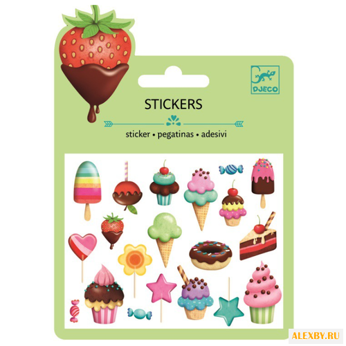 DJECO Наклейки Сладости 09772