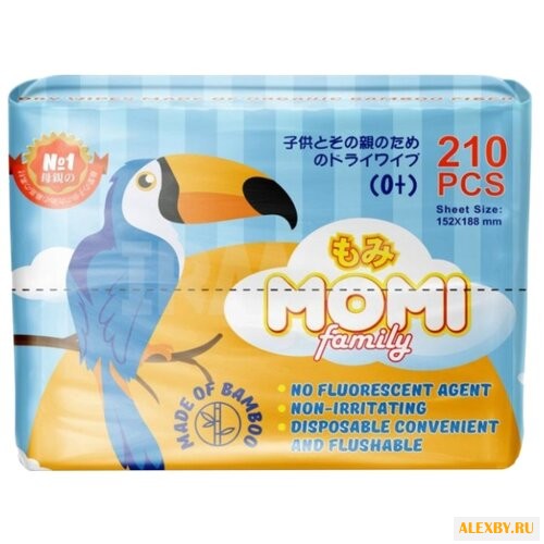 Салфетки Momi Family Bamboo