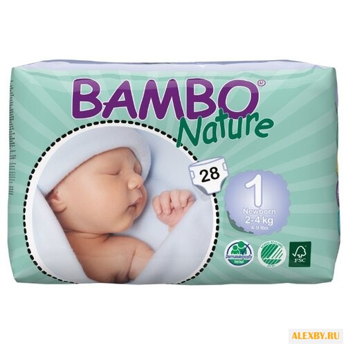 BAMBO подгузники Nature New