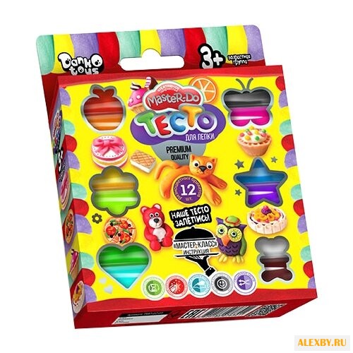 Пластилин Danko Toys 12 цветов