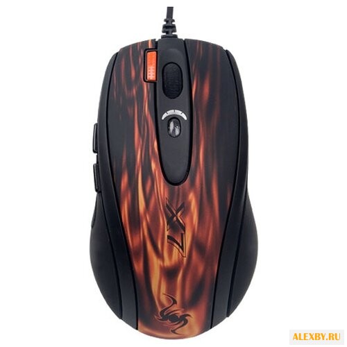 Мышь A4Tech XL-750BK Red Fire
