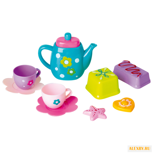 Набор продуктов с посудой