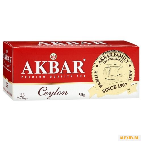 Чай черный Akbar Ceylon Tea в