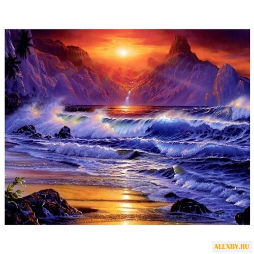 Рыжий кот Картина по номерам