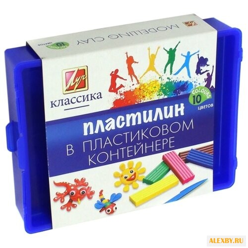 Пластилин Луч в контейнере 10