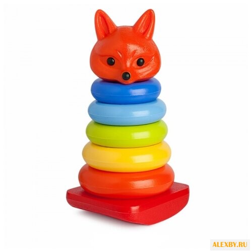 Пирамидка Росигрушка Лисичка 9236