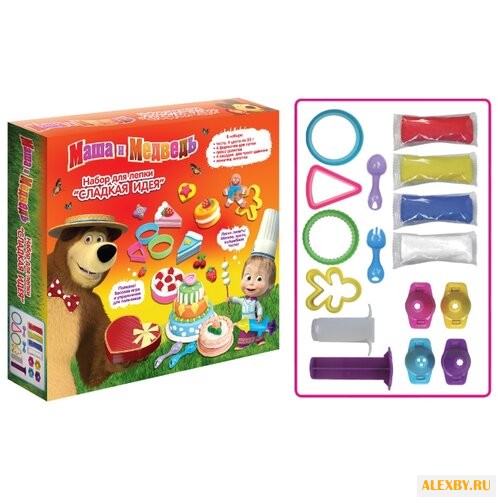 Масса для лепки РОСМЭН Маша и
