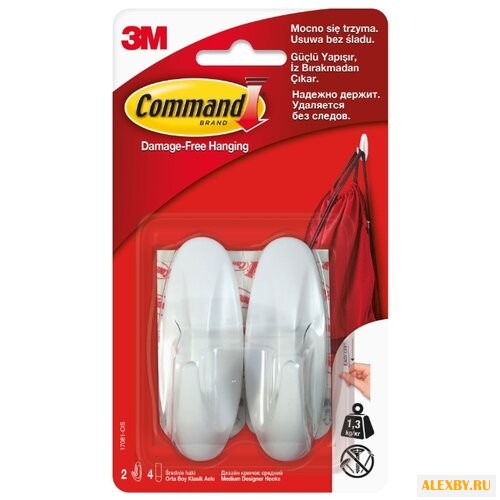 Набор крючков Command 17081