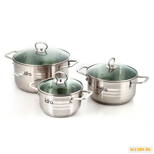 Набор кастрюль LARA LR02-80