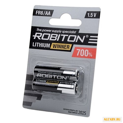 Батарейка AA ROBITON R-FR6-BL2