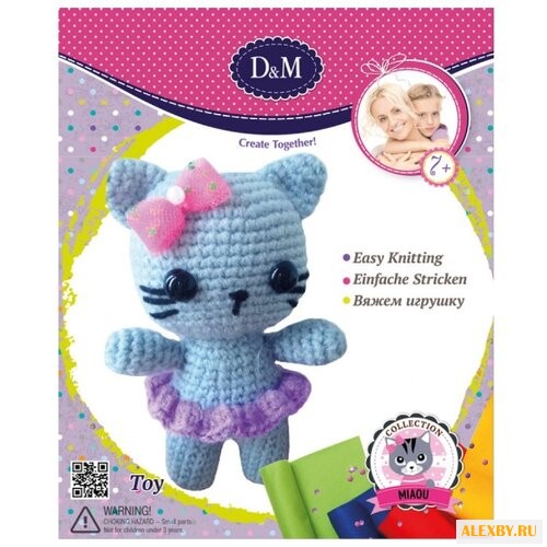 D&M Вяжем игрушку Кошка Милашка