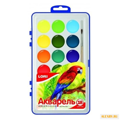 LORI Акварельные краски 18
