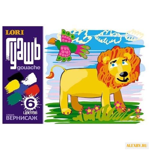 LORI Гуашь Вернисаж 6 цветов х