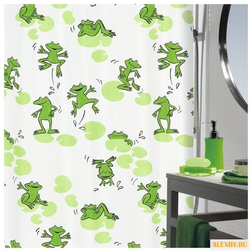 Штора Spirella Frog 180x200