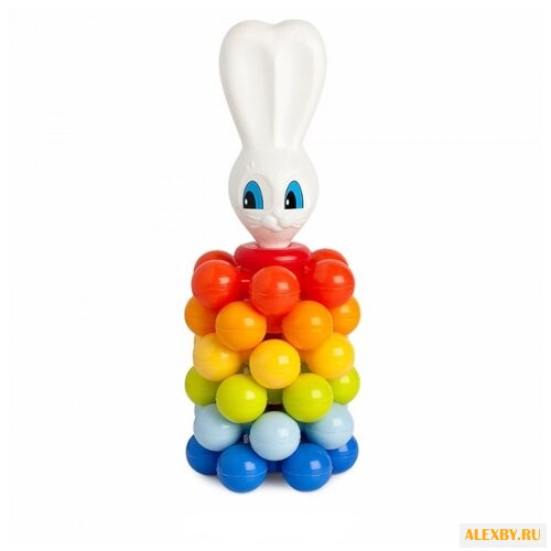 Пирамидка Росигрушка Зайка с