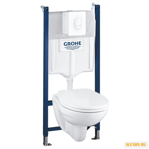 Унитаз с инсталляцией Grohe