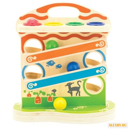 Горка Игрушки из дерева