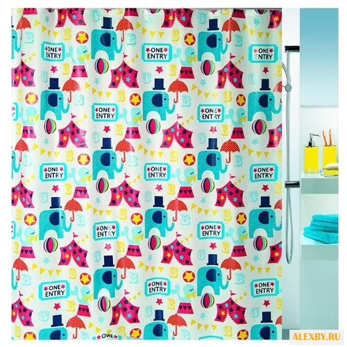 Штора Spirella Halligalli 180x200