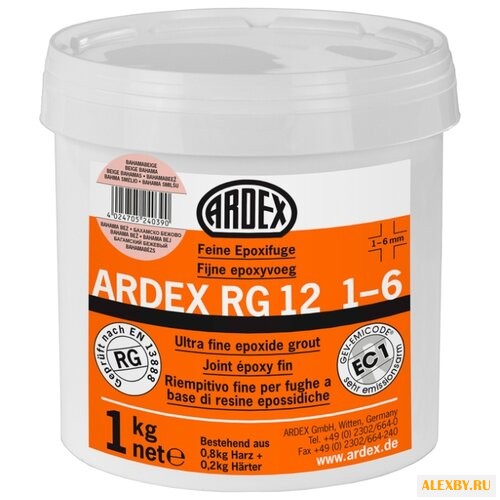 Затирка ARDEX RG 12 1-6 1 кг