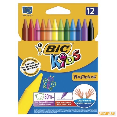BIC Цветные мелки Plastidecor