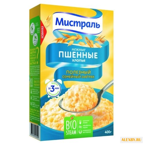 Мистраль Хлопья пшенные нежные