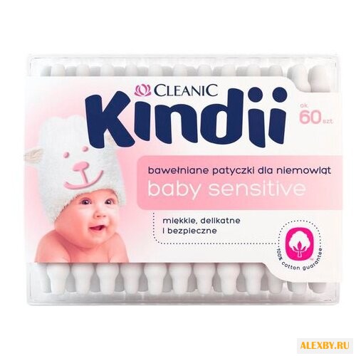 Ватные палочки Cleanic Kindii с