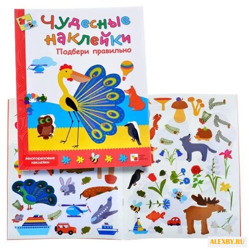 Книжка с наклейками Чудесные