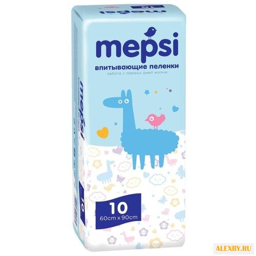 Одноразовые пеленки Mepsi 60х90
